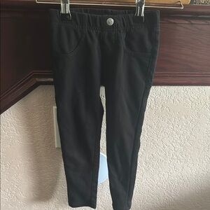 Joes Jeans Kids Solid Black Denim Casual Style Leggings for Every Day Wear Used